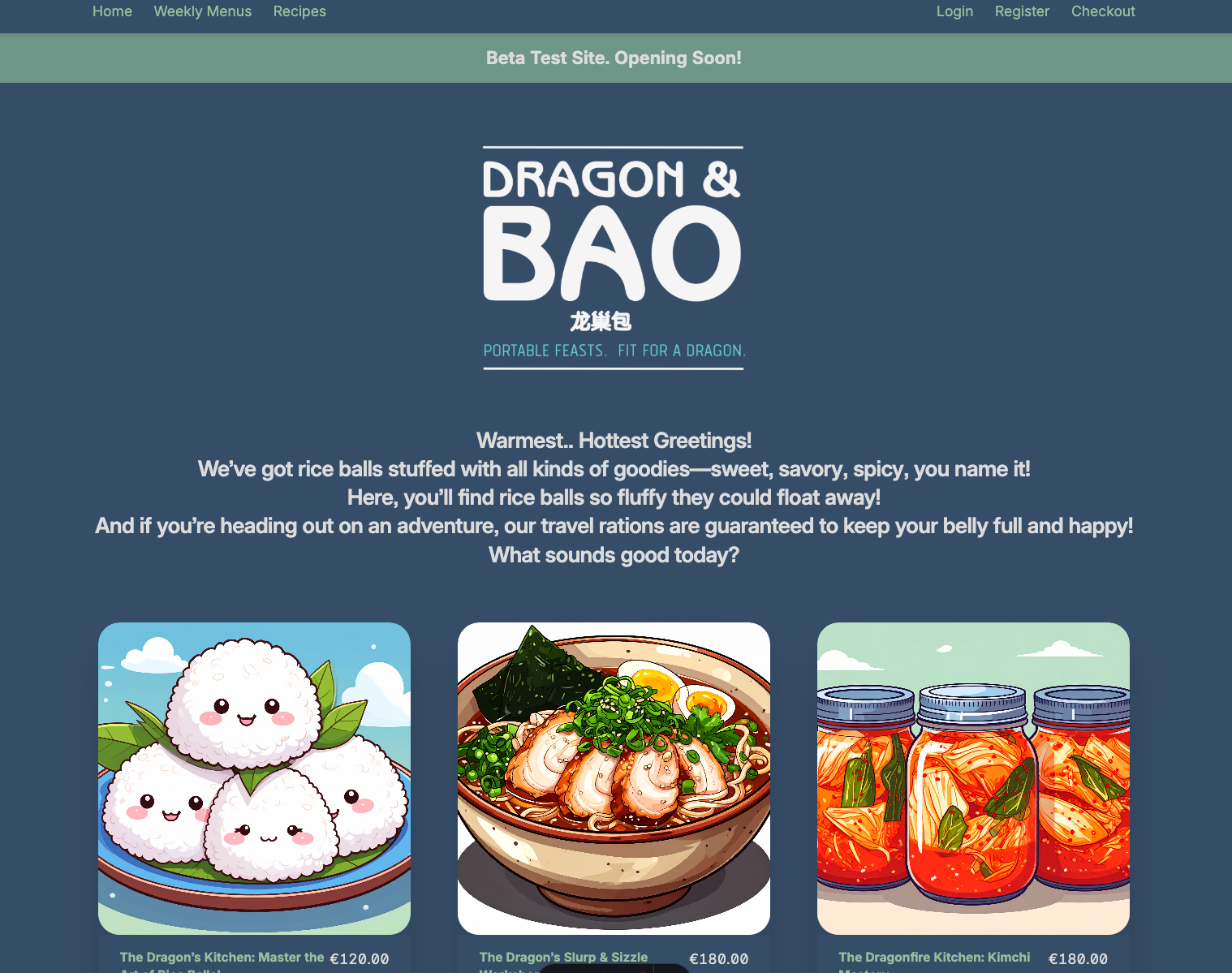 screenshot of dragonandbao