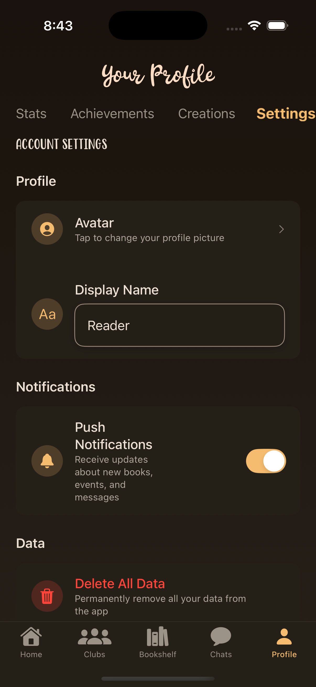 ProfileViewSettings